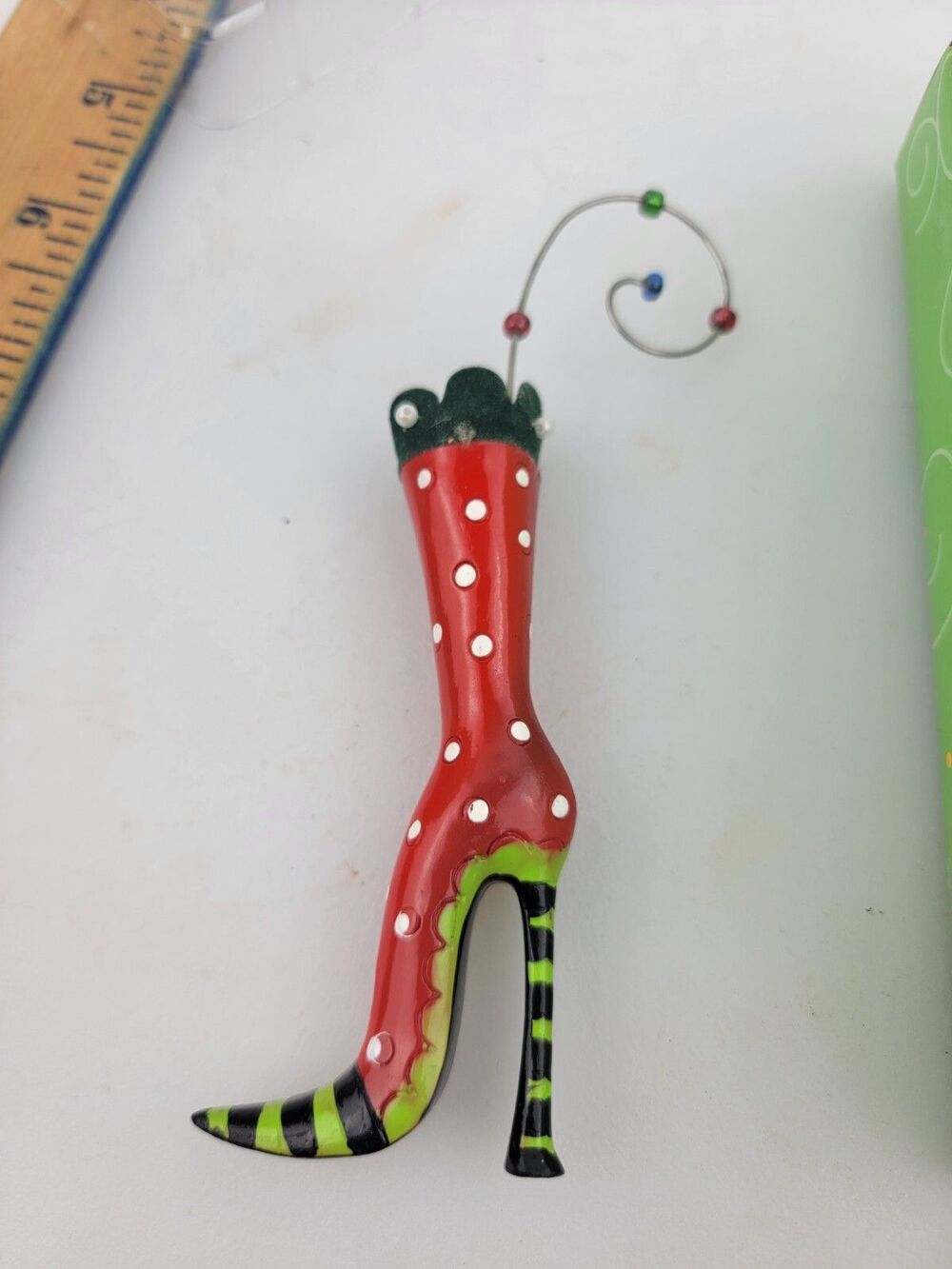 Lollysticks by Kym Bowles, Red High Heel Shoe Ornament - Picture 6 of 7